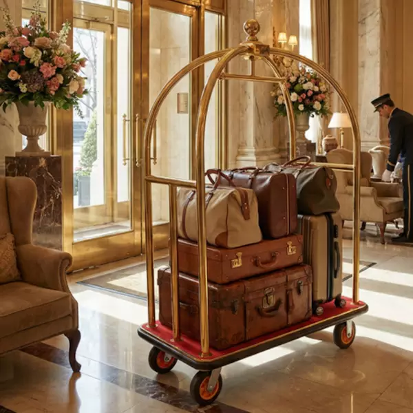 Luggage Trolley - LaxRee Lobby Amenities