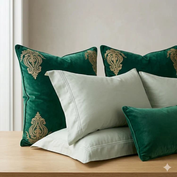 DDecor decorative cushions, throw pillows, and runners for home decor Udaipur