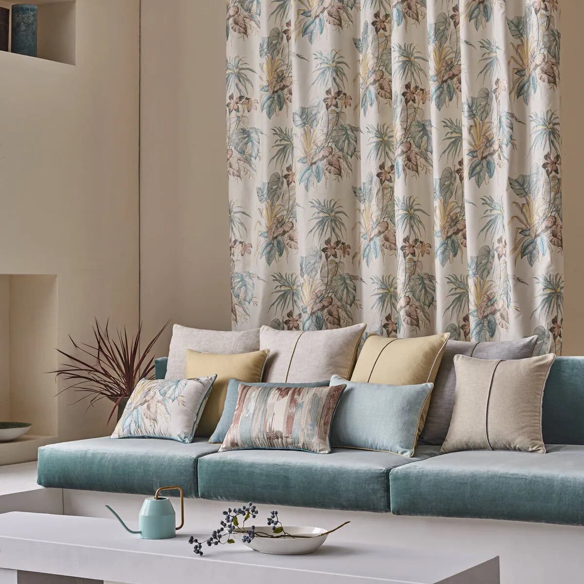 Plush Velvet Blackouts D'Decor Curtains & Drapes store Udaipur