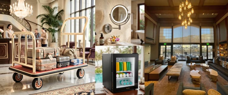 LaxRee hotel lobby lounges and luxury resort reception seating in Udaipur