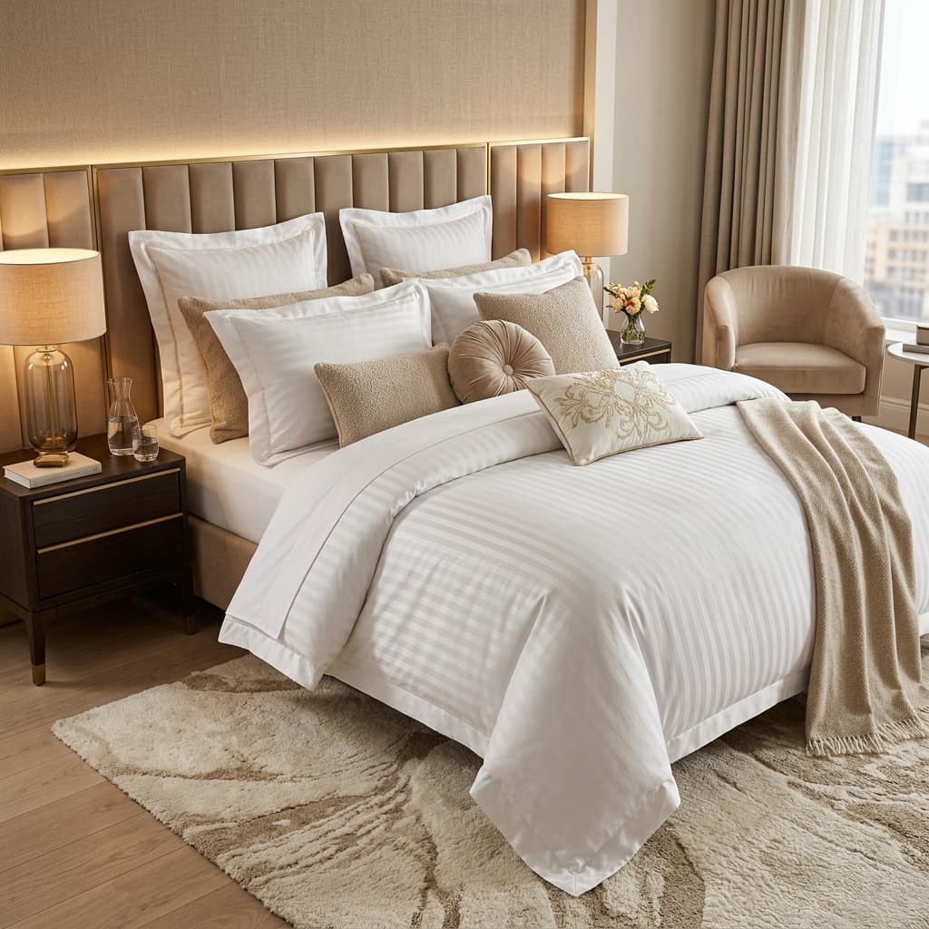 Geometric Duvet Weave